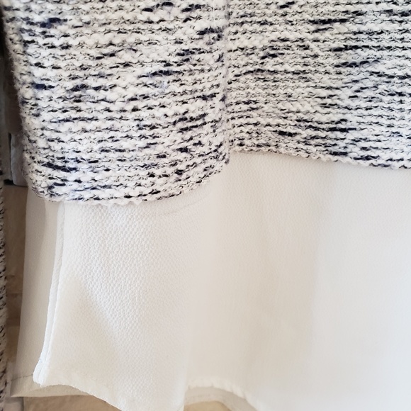 Layered Speckled knit sweater - Picture 3 of 5